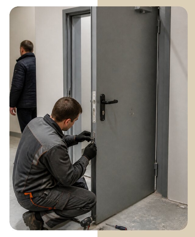 Ремонт противопожарной двери в Гулькевичах по цене 6743 р. | ДвериЛегко-Гль